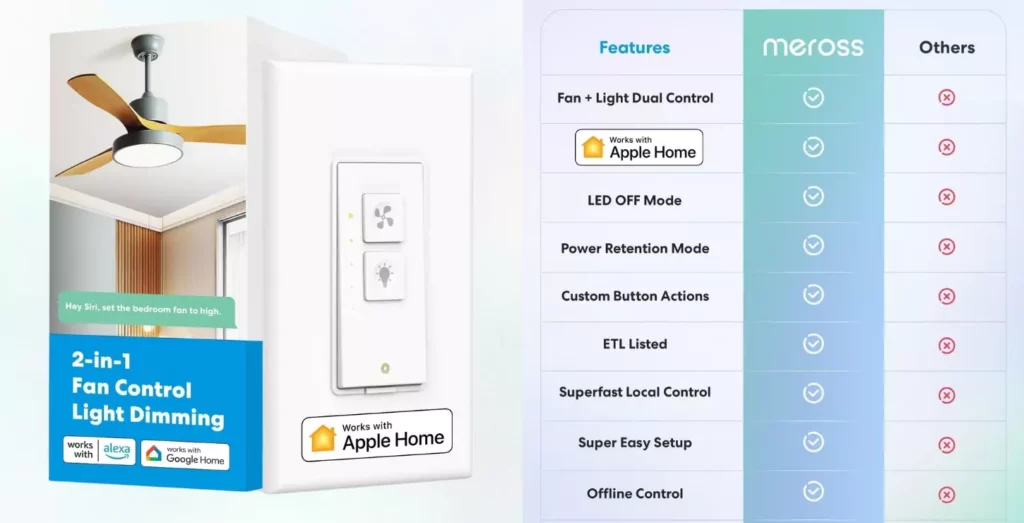 smart ceiling fan switch